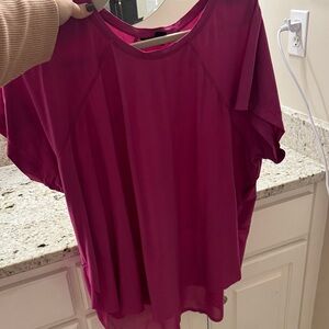 Athleta Magenta Blouse